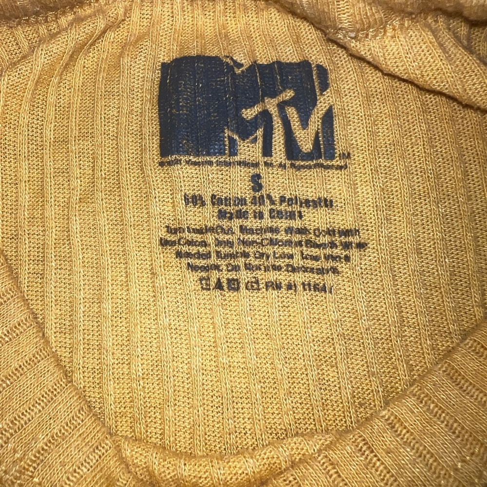 MTV yellow graphic tee - Picture 2 of 2
